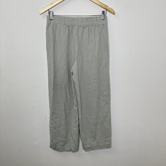 Madewell Breezewoven Pull OnLinen Blend High Rise Straight Leg Pants Size Small - Picture 5 of 10